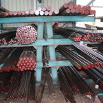1045 Carbon Steel rods in storage at Otai Special Steel in Dongguan